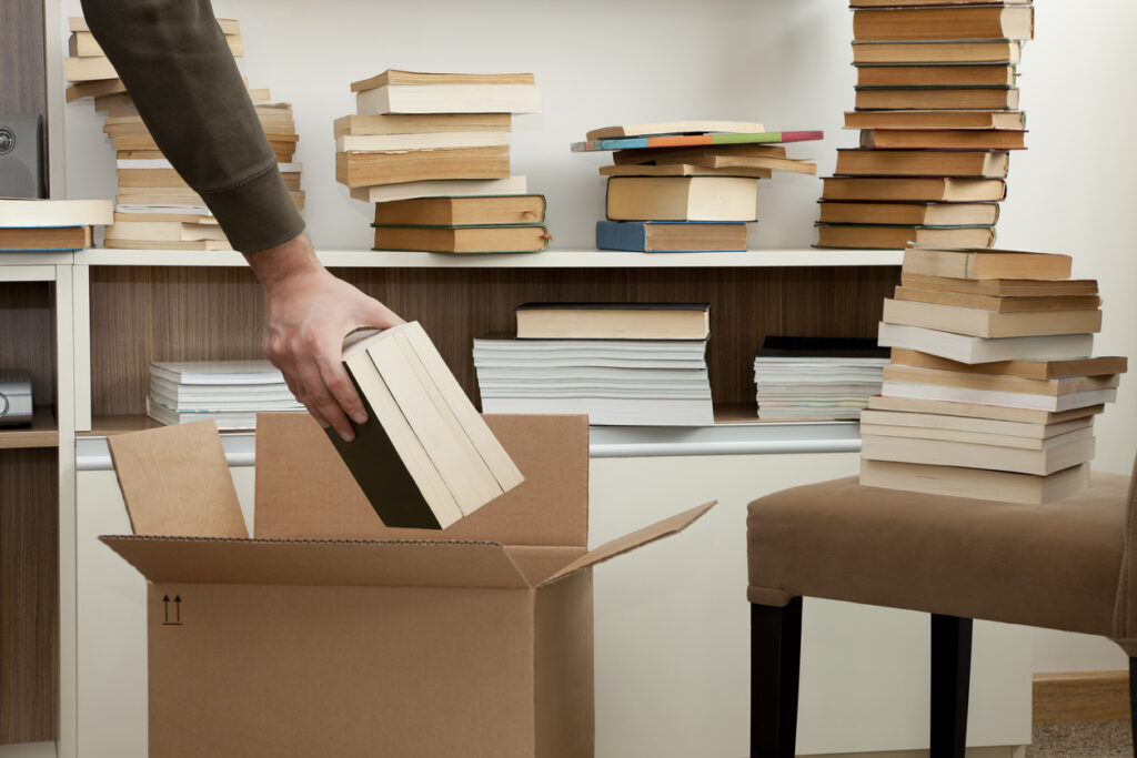 5 Tips For How To Pack Books For Storage